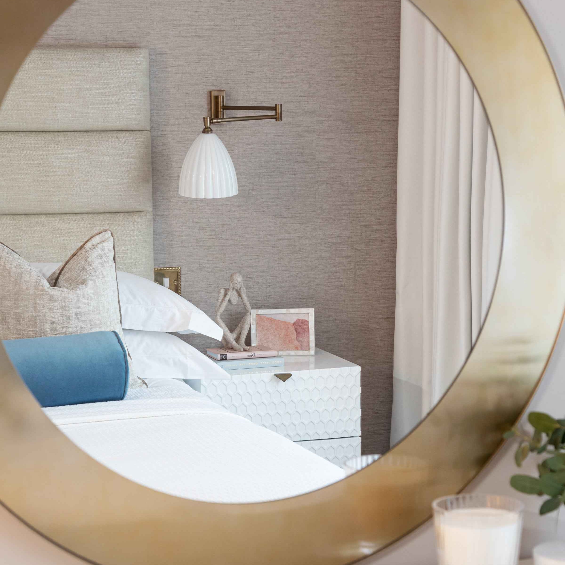 Camden Circular Mirror - Brushed Brass