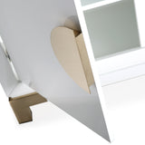 Otium Sideboard  -  White High Gloss/Polished Gold