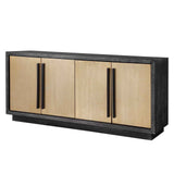 Camden Sideboard - Ebony Ash Brushed Brass