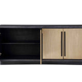 Camden Sideboard - Ebony Ash Brushed Brass