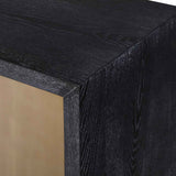 Camden Sideboard - Ebony Ash Brushed Brass