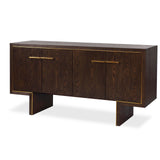 Tigur Sideboard  - Dark Brown/Polished Brass