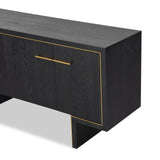 Tigur Sideboard  - Black Ash Veneer/Polished Brass