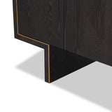 Tigur Sideboard  - Black Ash Veneer/Polished Brass
