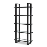 Arundel Shelving  - Glass/Industrial Brown
