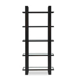 Arundel Shelving  - Glass/Industrial Brown