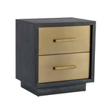 Camden Bedside Table II - Brushed Brass
