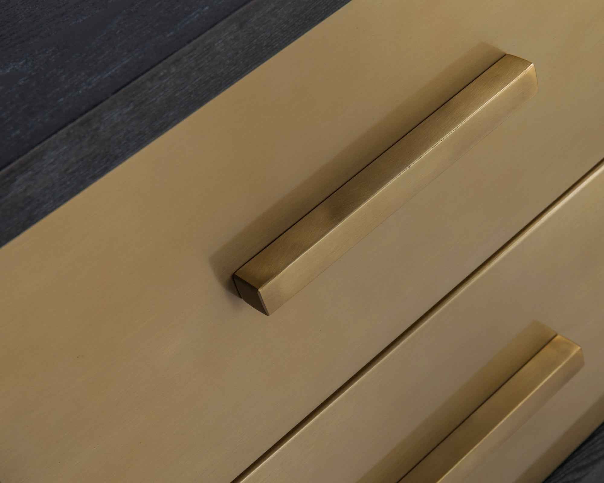 Camden Bedside Table II - Brushed Brass