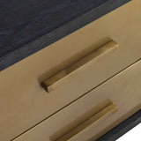 Camden Bedside Table II - Brushed Brass