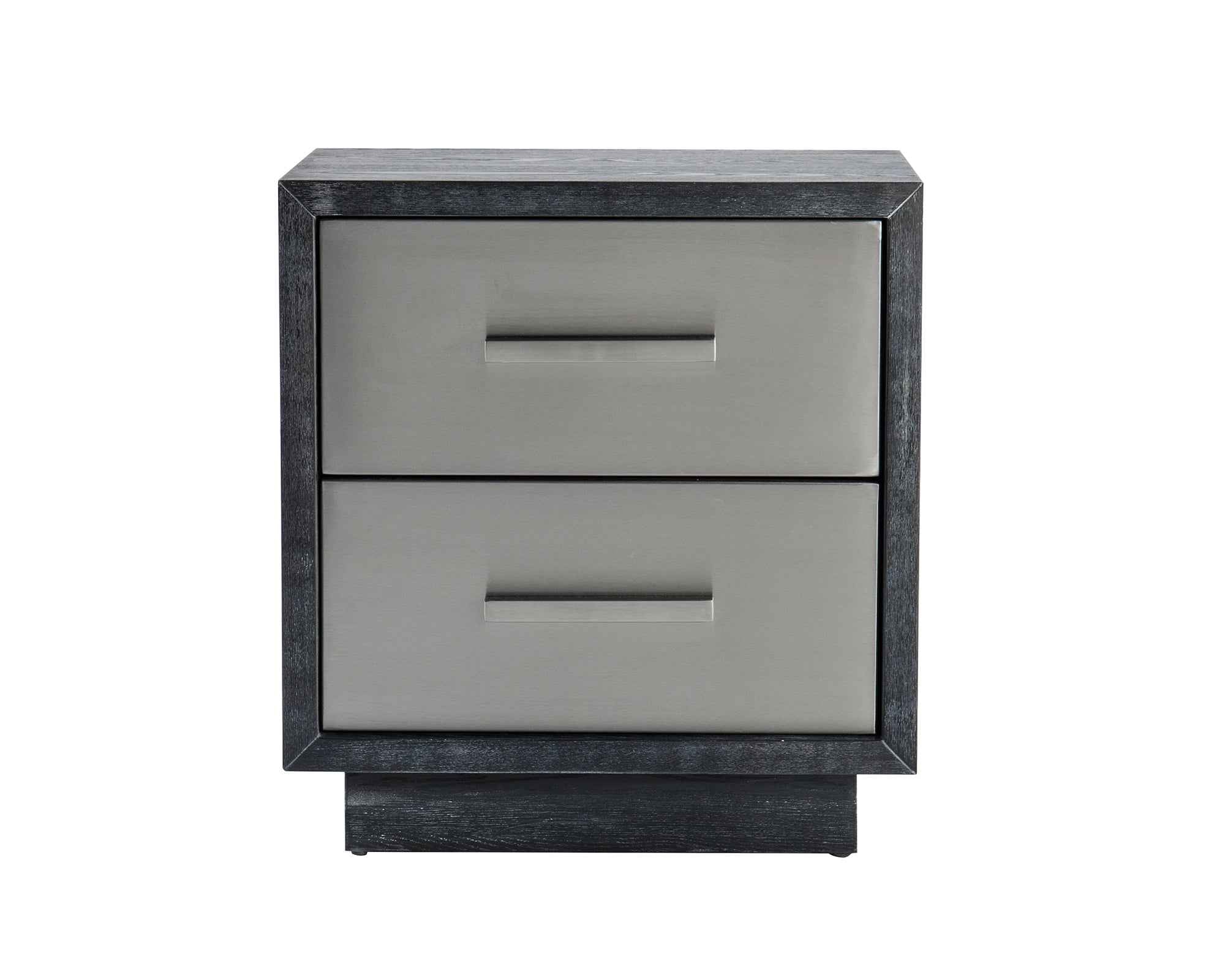 Liang & Eimil Camden Bedside Table in Stainless Steel