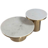 Camden Side Table - White Marble