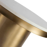 Camden Side Table - White Marble