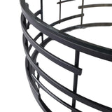 Liang & Eimil Viena Side Table with Glass and Matt Black Steel