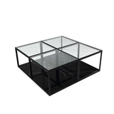Tamon Coffee Table (set of 2) - Black Marble
