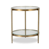 Adlon Side Table - Brushed Brass