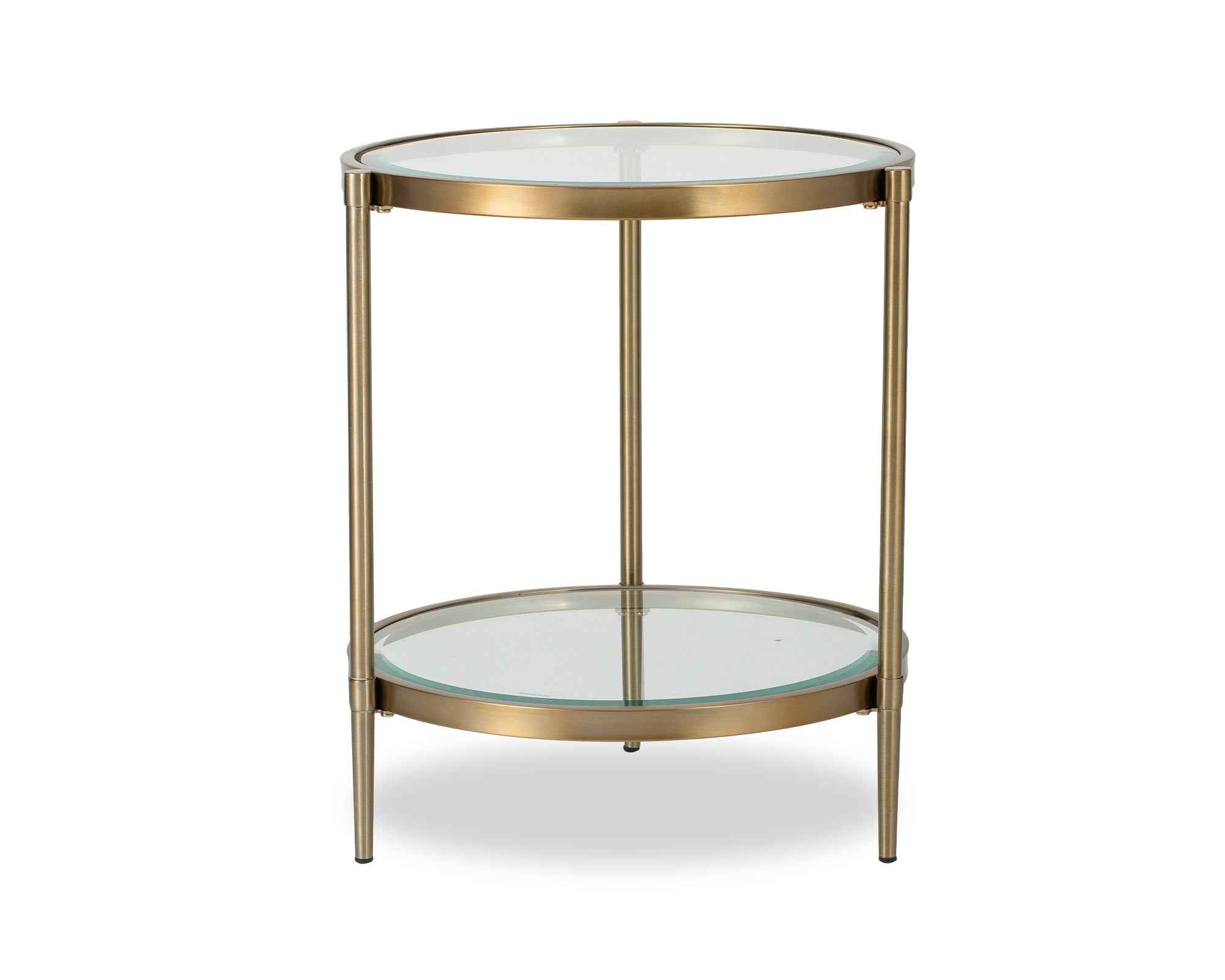 Liang & Eimil Adlon Side Table with Brushed Brass Effect