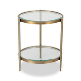 Adlon Side Table - Brushed Brass