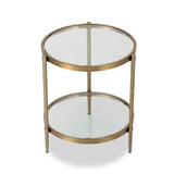 Adlon Side Table - Brushed Brass
