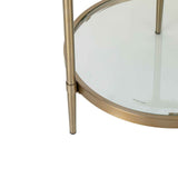 Adlon Side Table - Brushed Brass