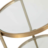 Adlon Side Table - Brushed Brass