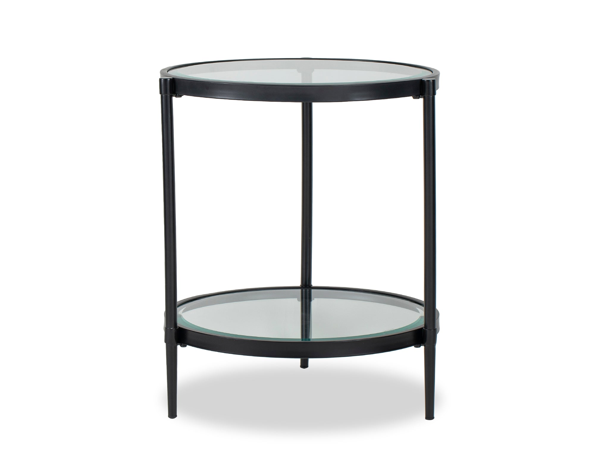 Liang & Eimil Adlon Side Table with Industrial Brown Finish