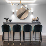 Arden Bar Stool - Gainsborough Emeral Green