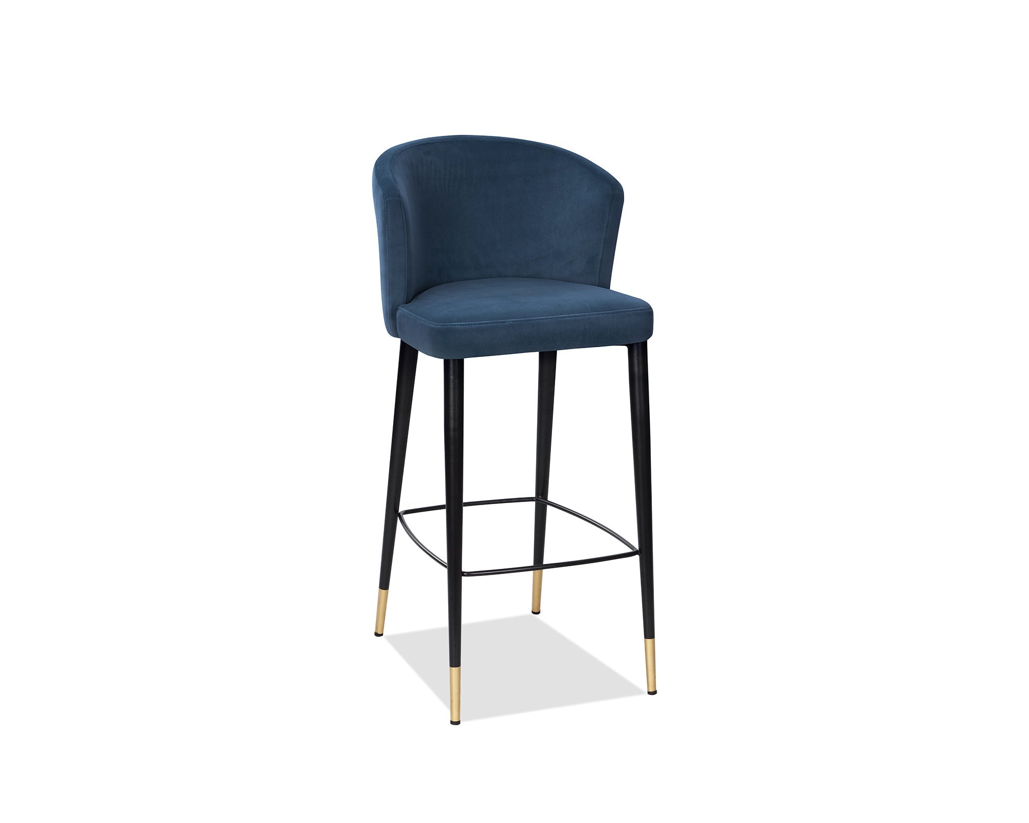 Elica Stool - Gainsborough Cobalt Blue