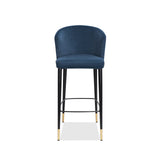 Elica Stool - Gainsborough Cobalt Blue