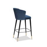 Elica Stool - Gainsborough Cobalt Blue