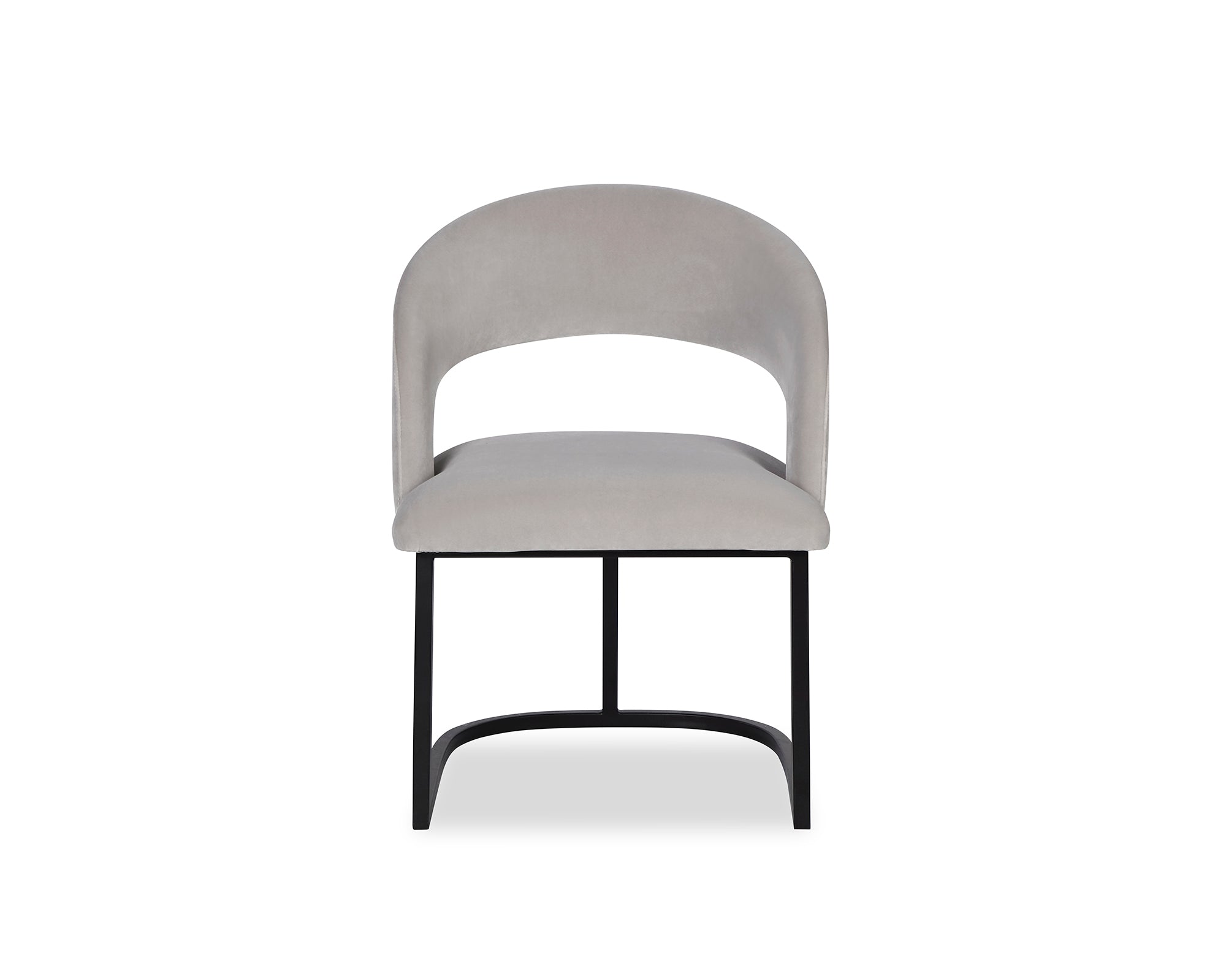 Alfie Dining Chair  -  Gainsborough Dorian Grey Velvet