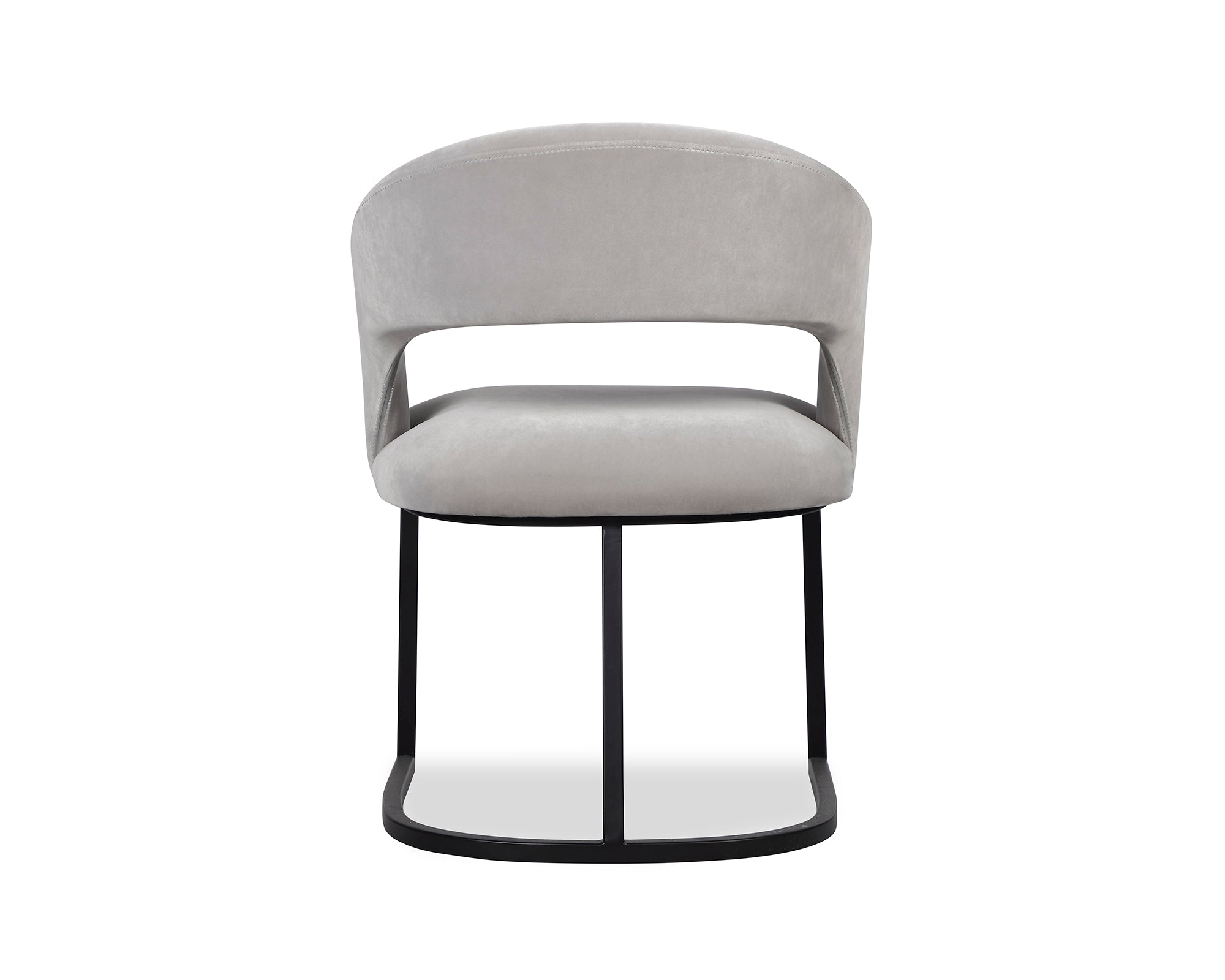 Alfie Dining Chair  -  Gainsborough Dorian Grey Velvet