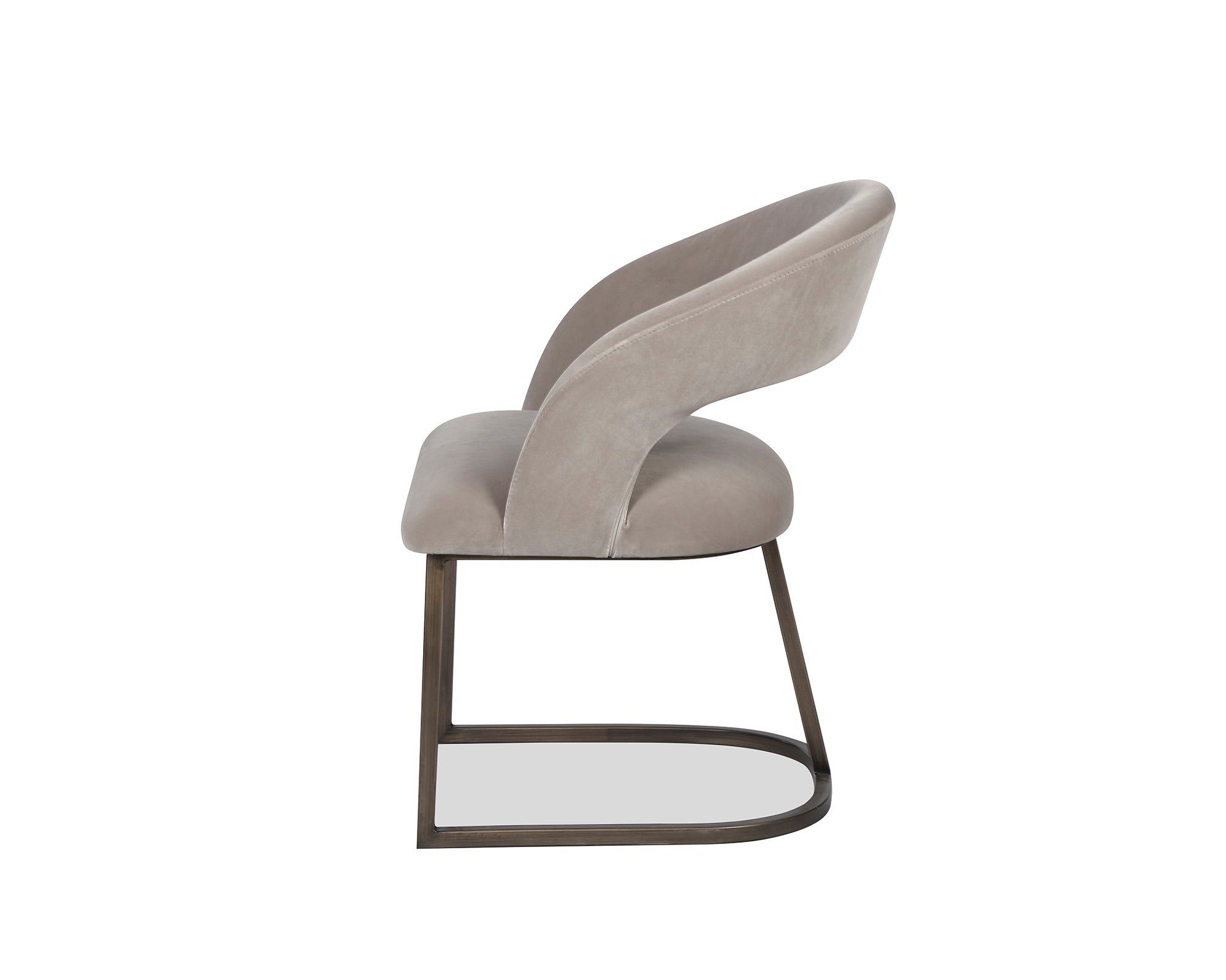 Alfie Dining Chair  -  Gainsborough Mink
