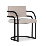 Liang & Eimil Dylan Dining Chair in Gainsborough Ash Grey Velvet