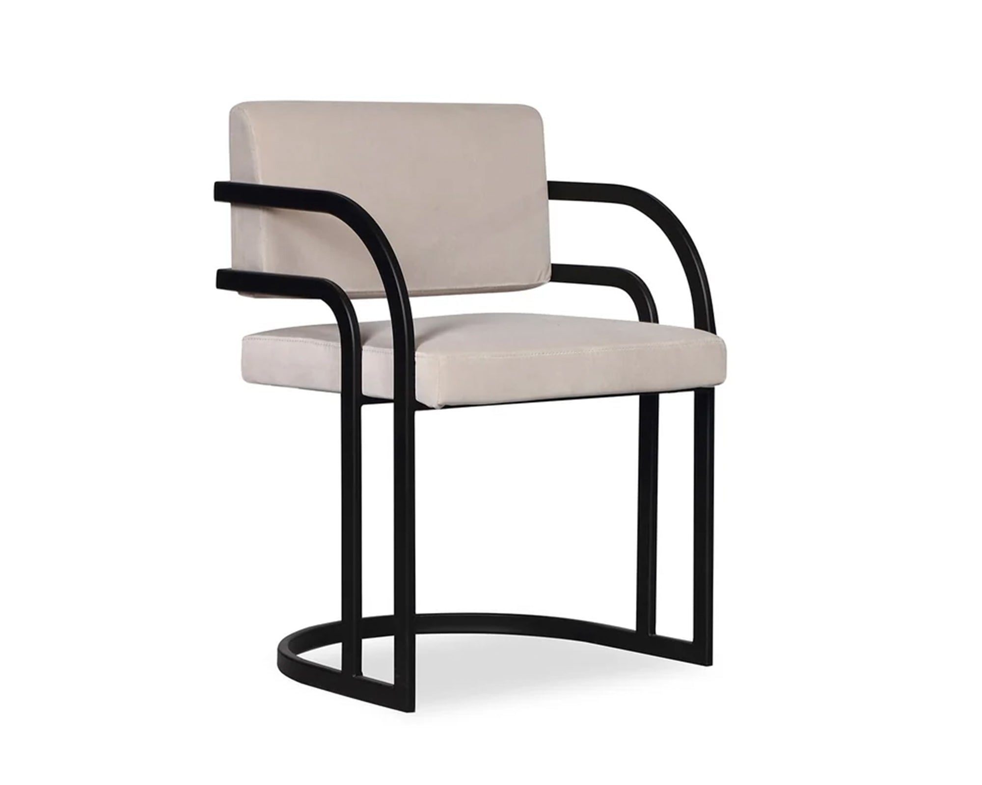 Liang & Eimil Dylan Dining Chair in Gainsborough Ash Grey Velvet