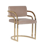 Liang & Eimil Dylan Dining Chair in Gainsborough Mink Velvet