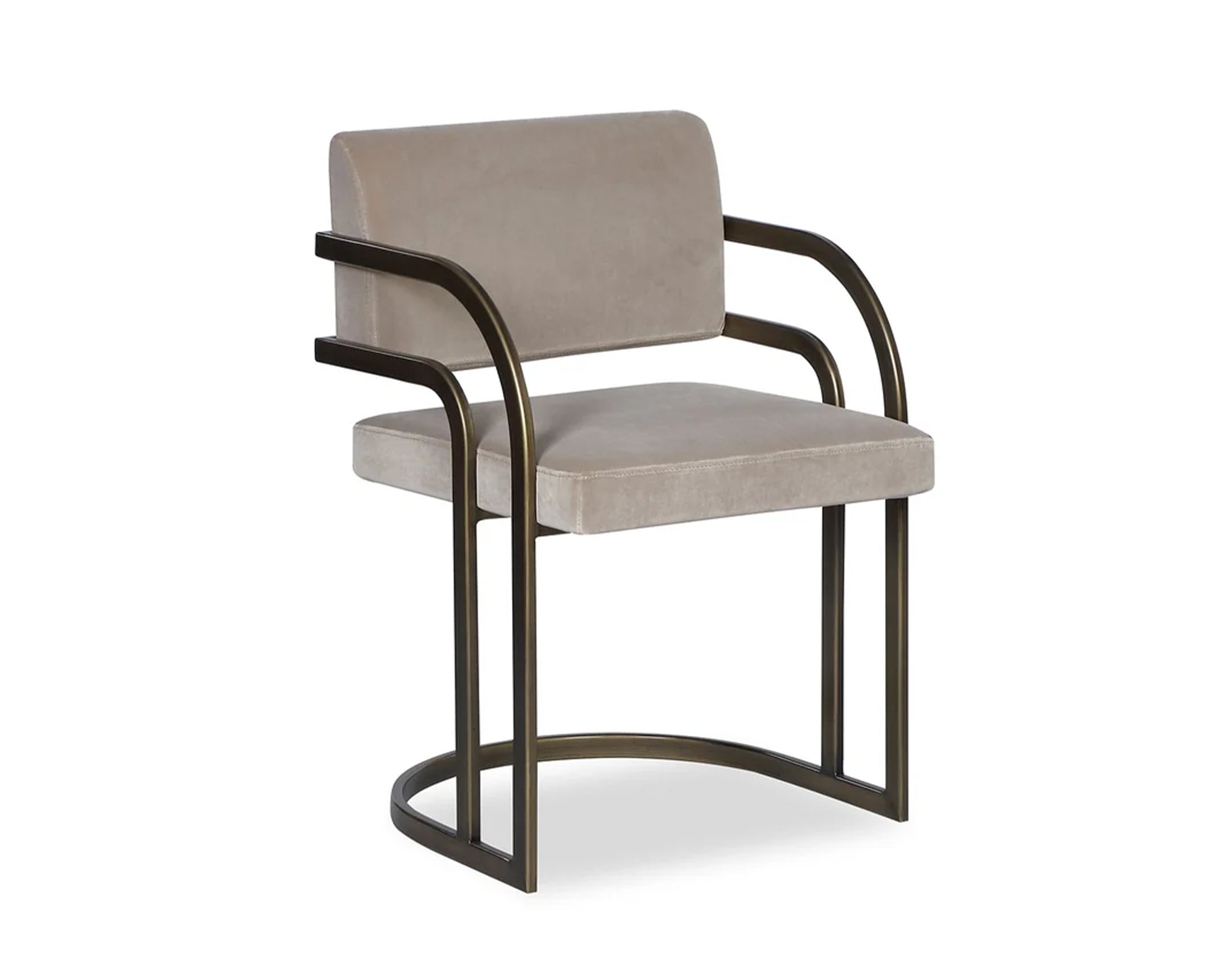 Liang & Eimil Dylan Dining Chair in Gainsborough Mink Velvet