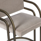 Dylan Dining Chair - Gainsborough Mink, Antique Bronze