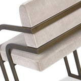Dylan Dining Chair - Gainsborough Mink, Antique Bronze