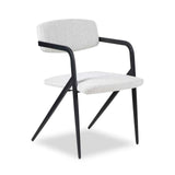 Liang & Eimil Alpar Dining Chair with Boucle Sand Upholstery