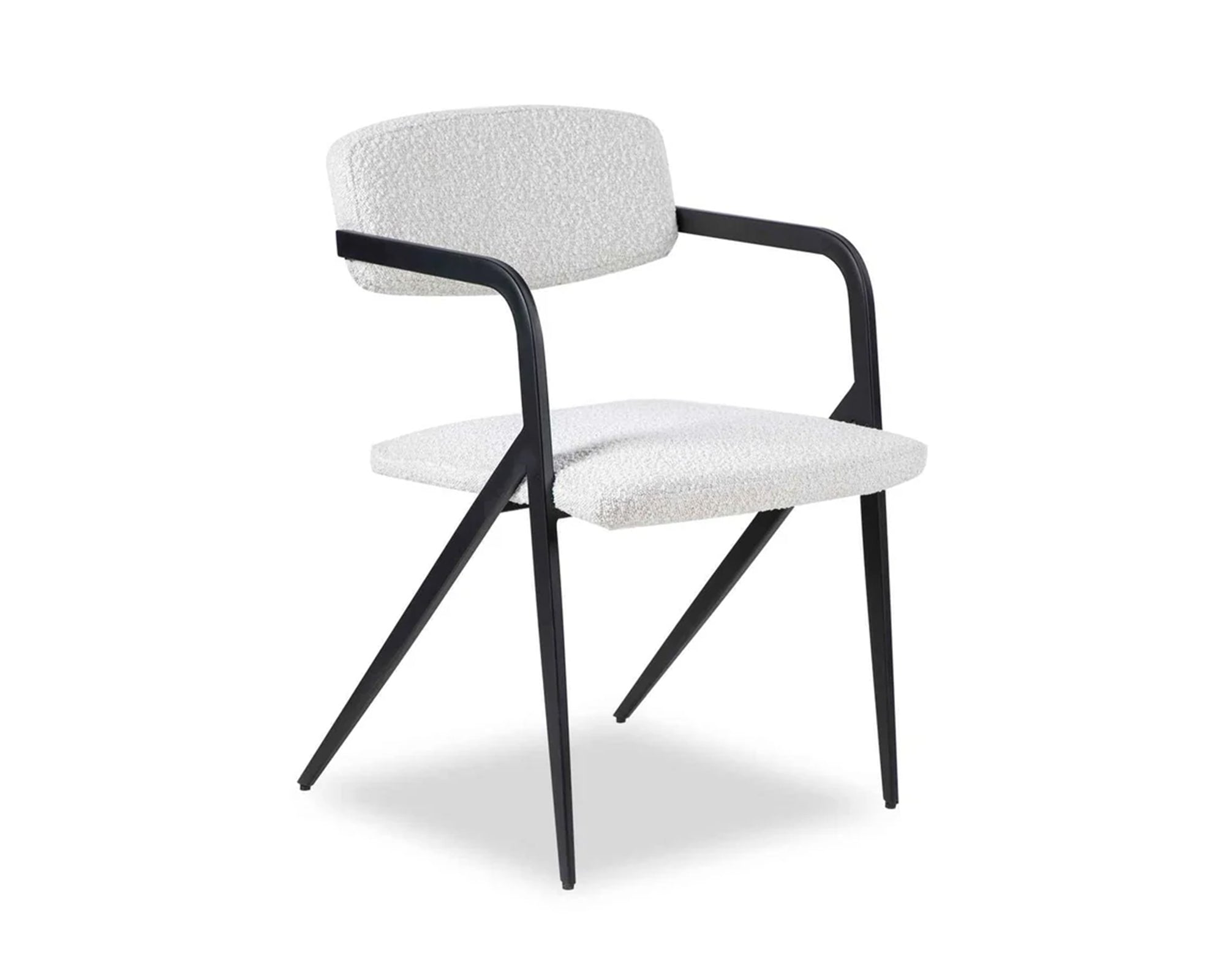 Liang & Eimil Alpar Dining Chair with Boucle Sand Upholstery