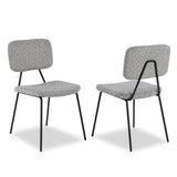 Liang & Eimil Tatini Dining Chair Emporio Pattern Fabric - Set of 2