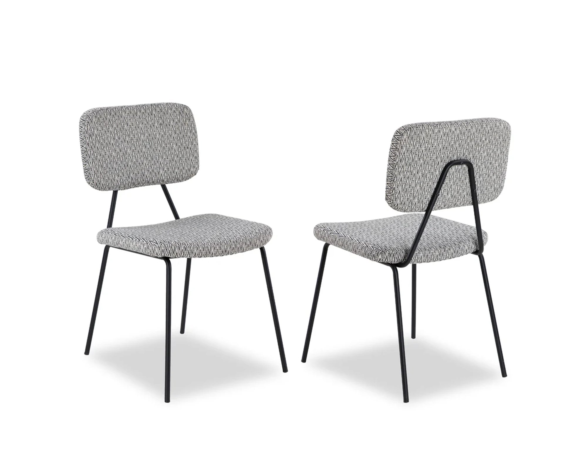 Liang & Eimil Tatini Dining Chair Emporio Pattern Fabric - Set of 2