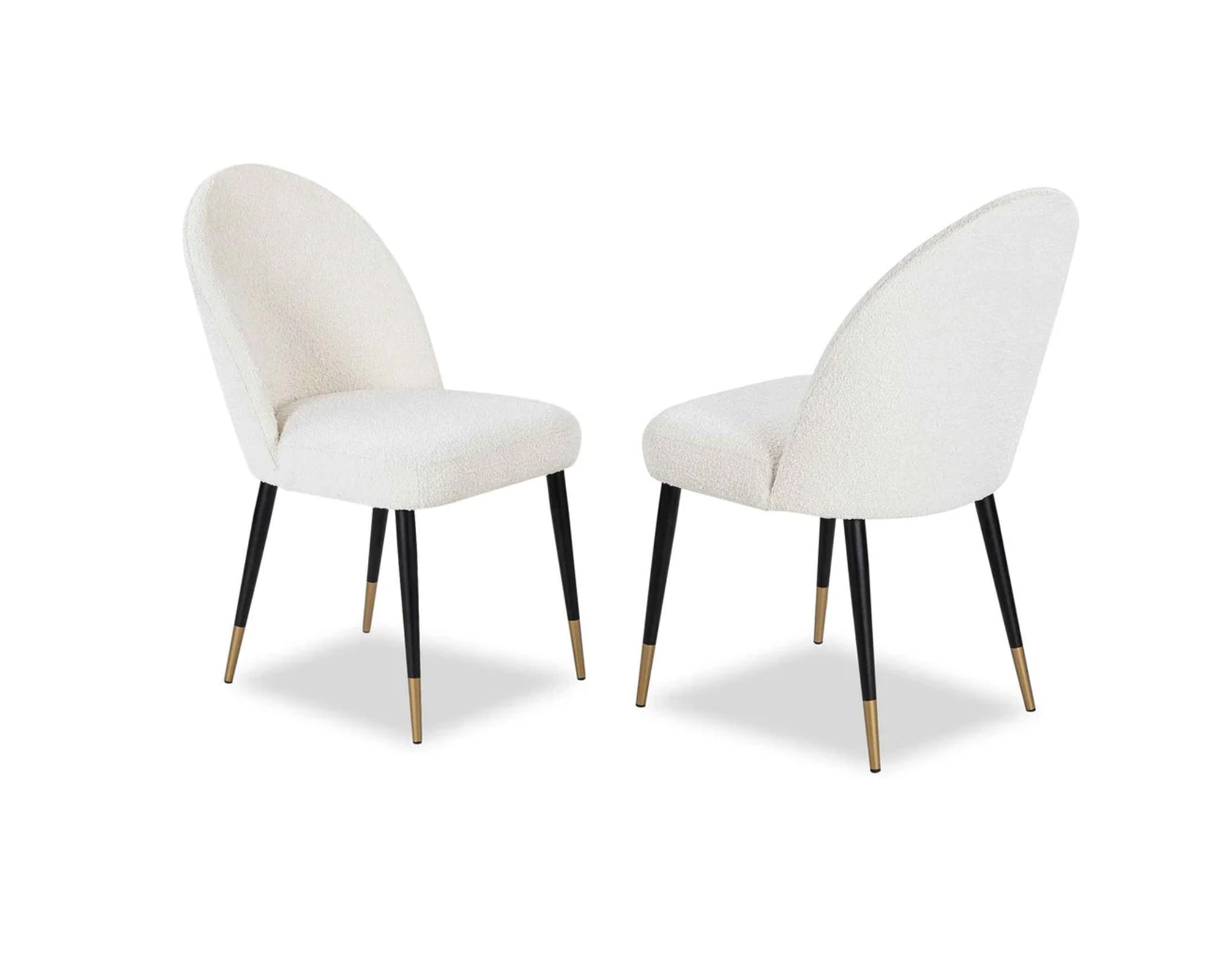 Liang & Eimil Alfa Chair in Sand Boucle Set of 2