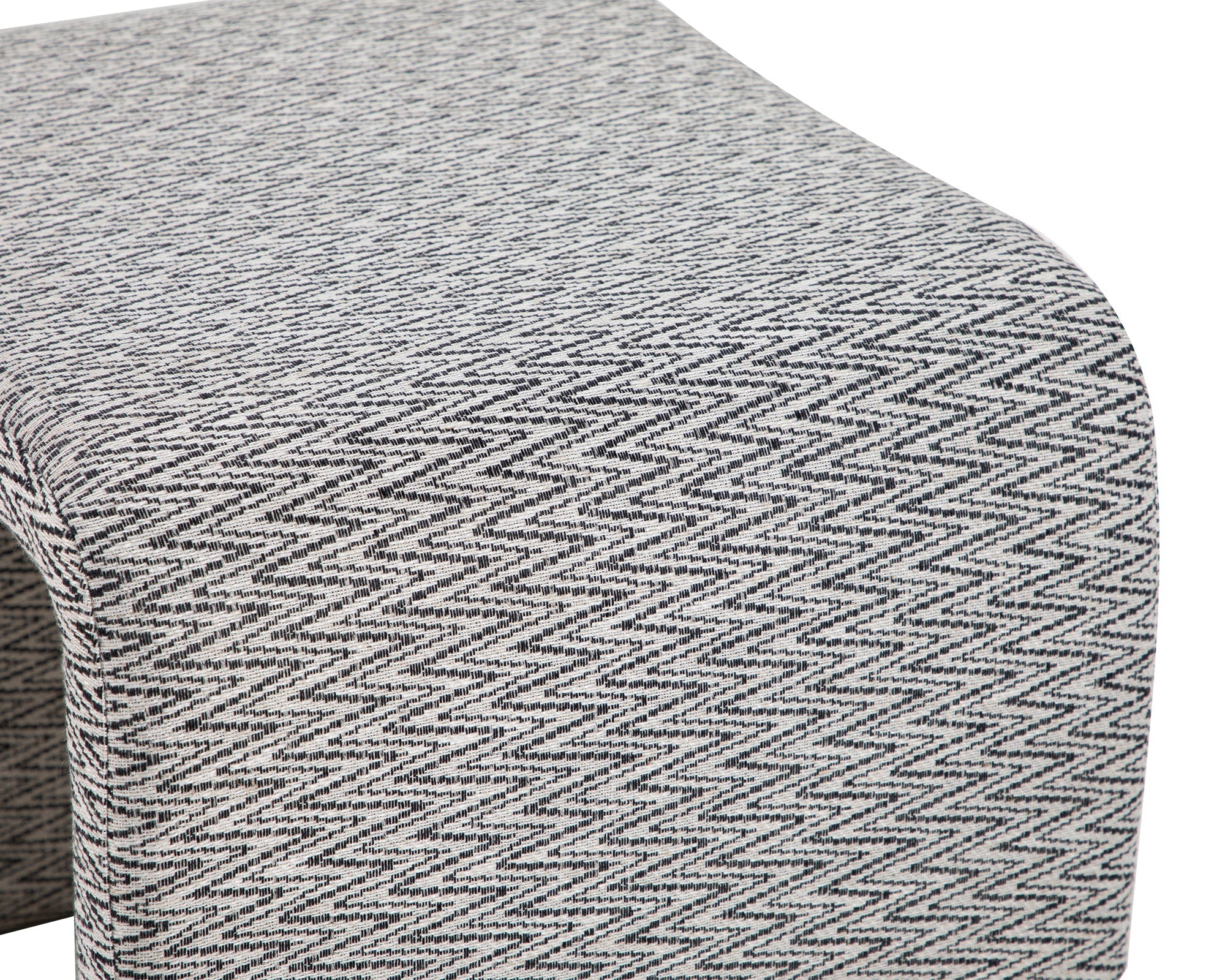 Mahak Low Stool  -  Emporio Pattern Fabric