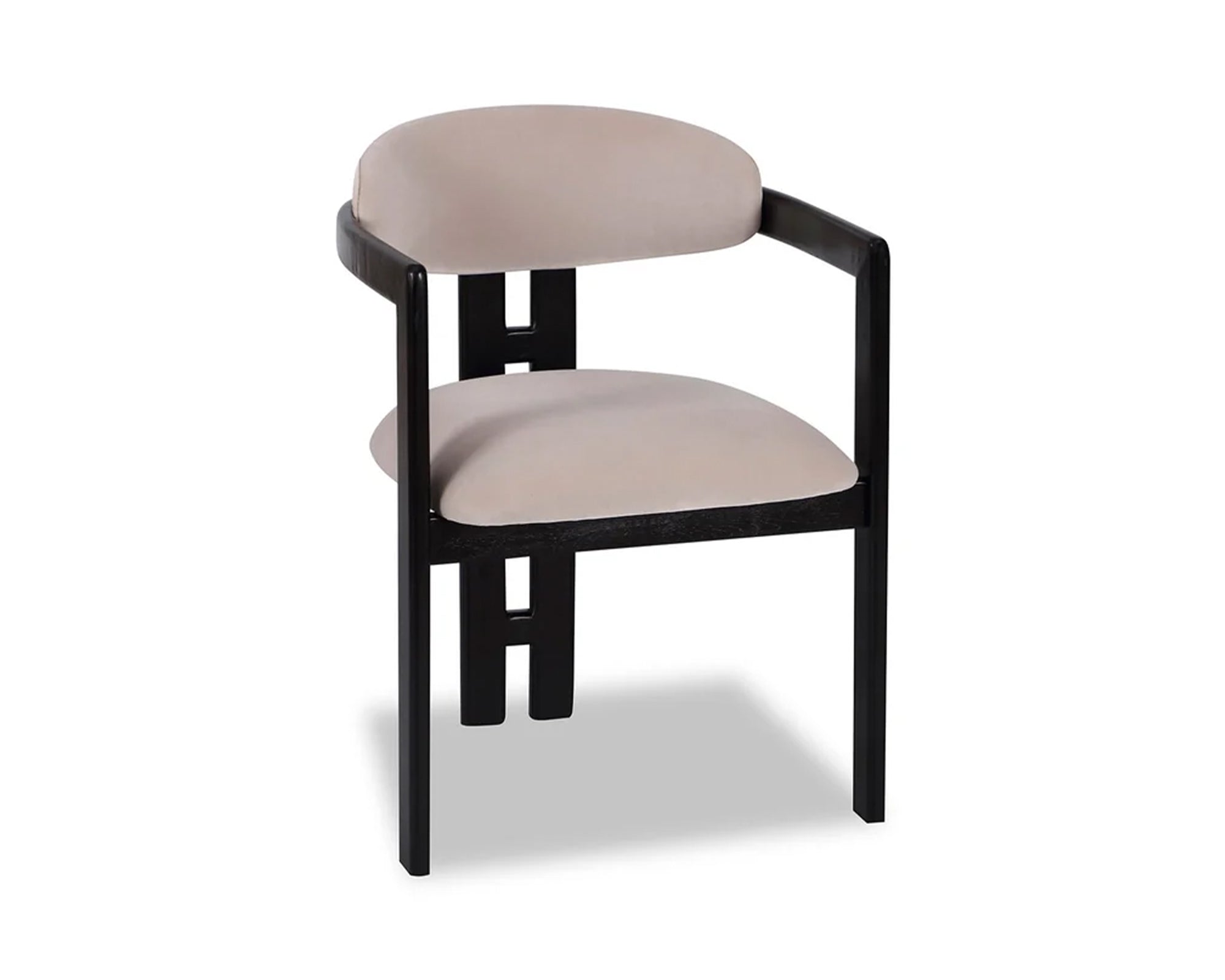 Liang & Eimil Neo Chair with Gainsborough Ash Grey Velvet