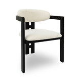 Liang & Eimil Neo Chair in Boucle Sand Fabric