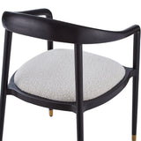 Fluid Dining Chair  -  Boucle Sand