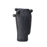 Latete Vase I - Black Ceramic