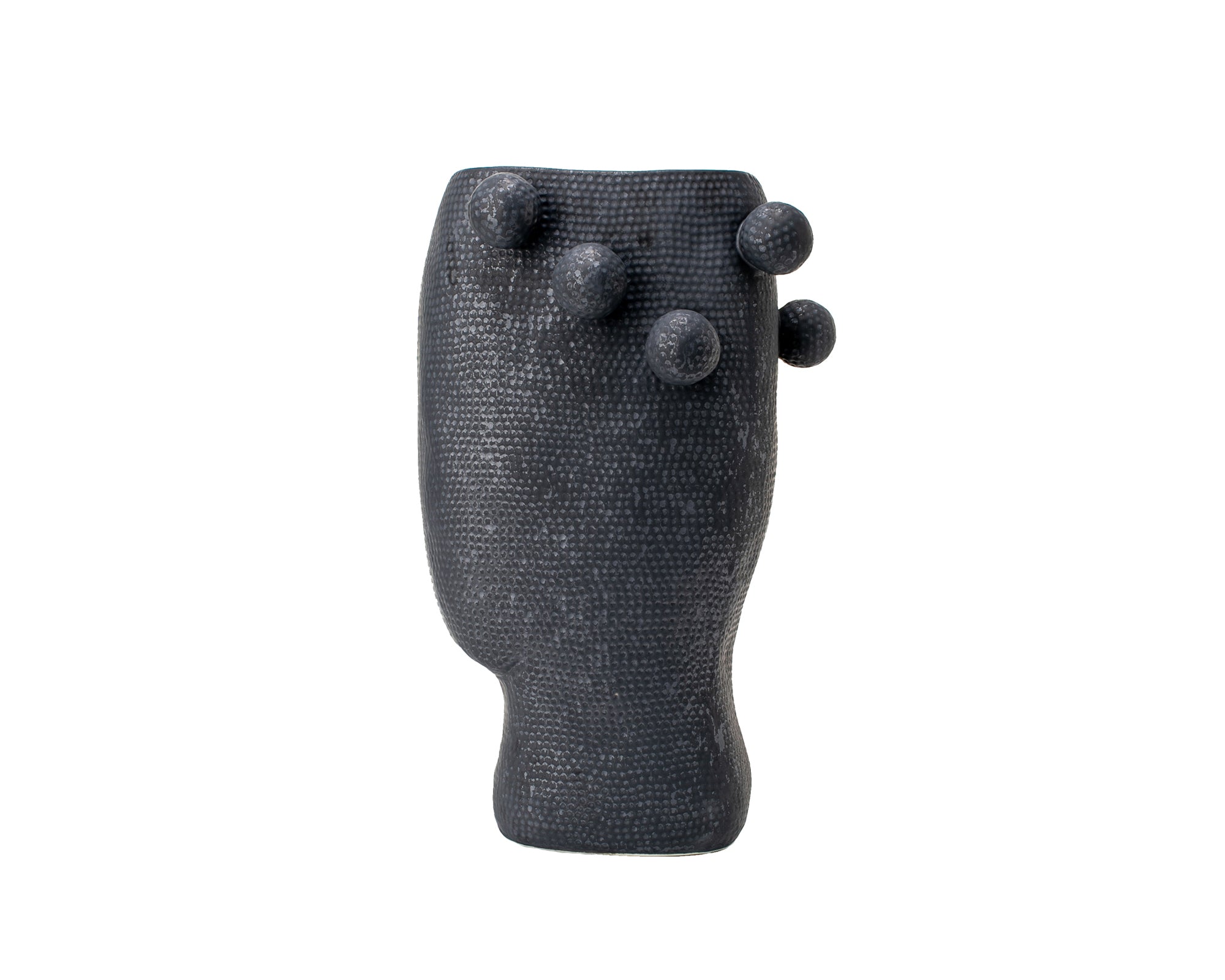 Latete Vase II - Black Ceramic