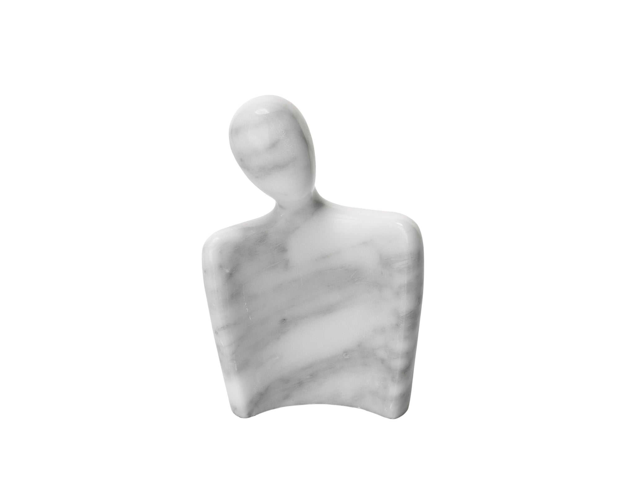 Leon Sculpture (set of 2) -  White Marble